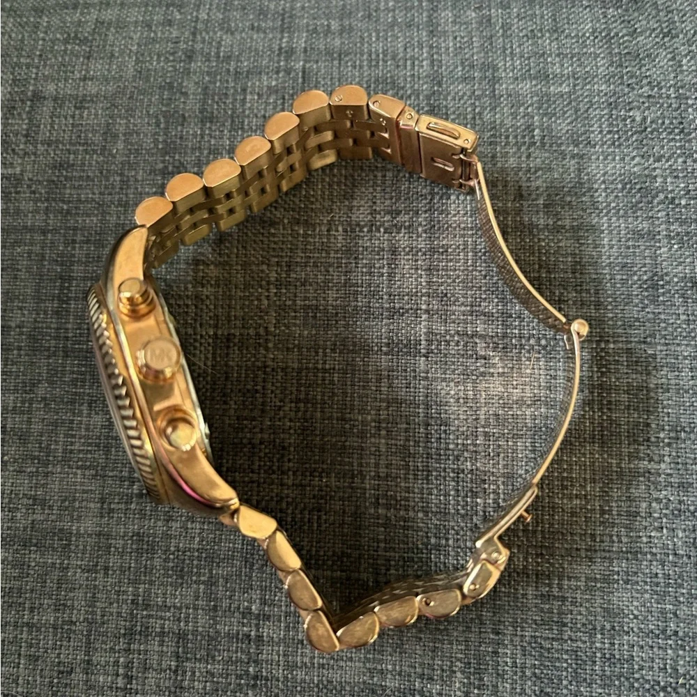 Michael Kors Rose Gold Chronograph Bracelet Watch